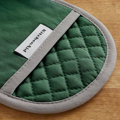 KitchenAid Asteroid Pot Holder 2-Pack Set, Pebbled Palm Green, 6.5"x10" - Image 4