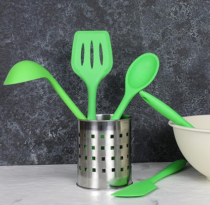 Chef Craft Premium Silicone Cooking Ladle, 11.25 inch, Green - Image 7