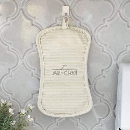 All-Clad Premium Pot Holder & Hot Pad: Heat Resistant to 500 Degrees - 100% Cotton, 10"x6.25" Hot Pad for Kitchen and Barbeque, (1-Pack), Almond - Image 9