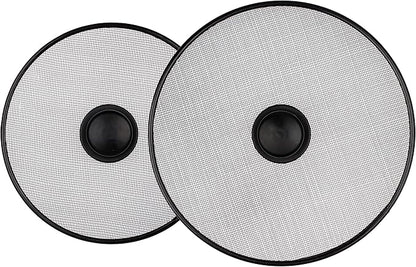 Stainless Steel Lid Splatter Screen - Set of 2: 8,2" & 10" - Frying Pan Oil Splash Guard by OFXDD