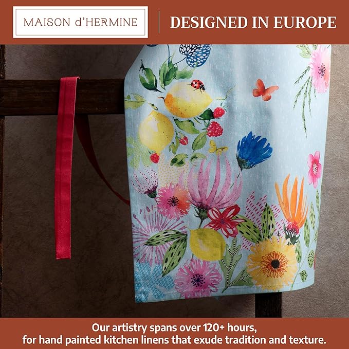 Maison d' Hermine 100% Cotton Apron for women with Pocket Kitchen Chef Apron for Men Cooking Mothers Day Gifts - Image 2