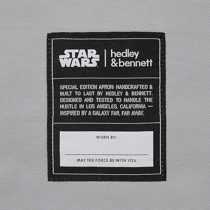 hedley & bennett Crossback Apron Collection - Adjustable Chef Aprons with 3 Pockets for Cooking and Grilling, STAR WARS™ Stormtrooper