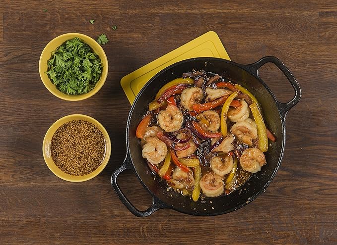 Lodge Seasoned Cast Iron Dual Handle Pan - Cast Iron Frying Pan - Even Heat Distribution - Oven & Stovetop Safe - PFAS-Free, Non-Toxic Cookware - 8 Inch - Image 2