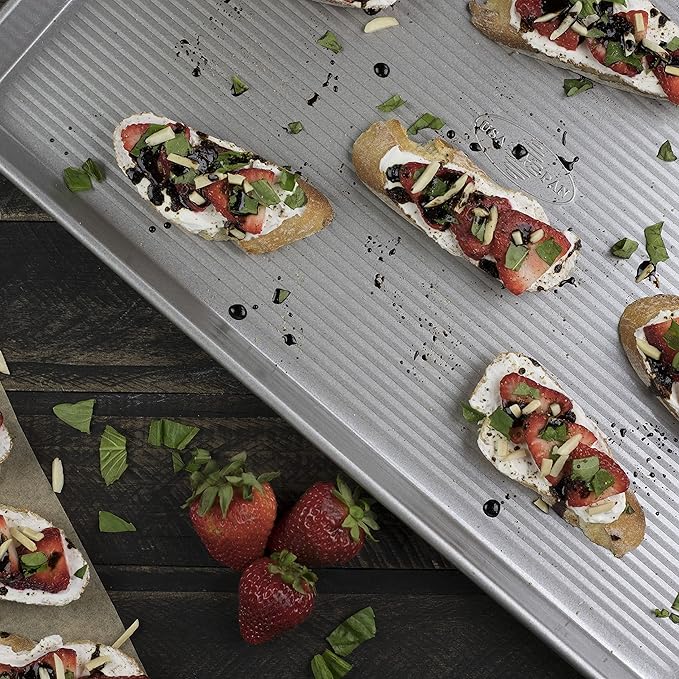 USA Pan Bakeware Half Sheet Pan, Set of 2 Baking Sheets, Aluminized Steel - Image 10