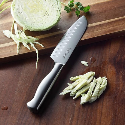 McCook® Knife Sets, German Stainless Steel Knife Block Sets with Built-in Sharpener (Pack of 2) - Image 7
